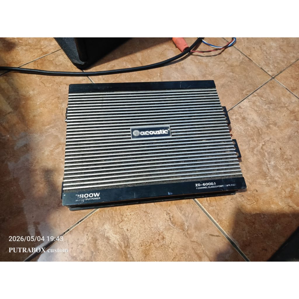 power mobil Monoblock ACOUSTIC ZD-600D.1 (atau ZD600D1),