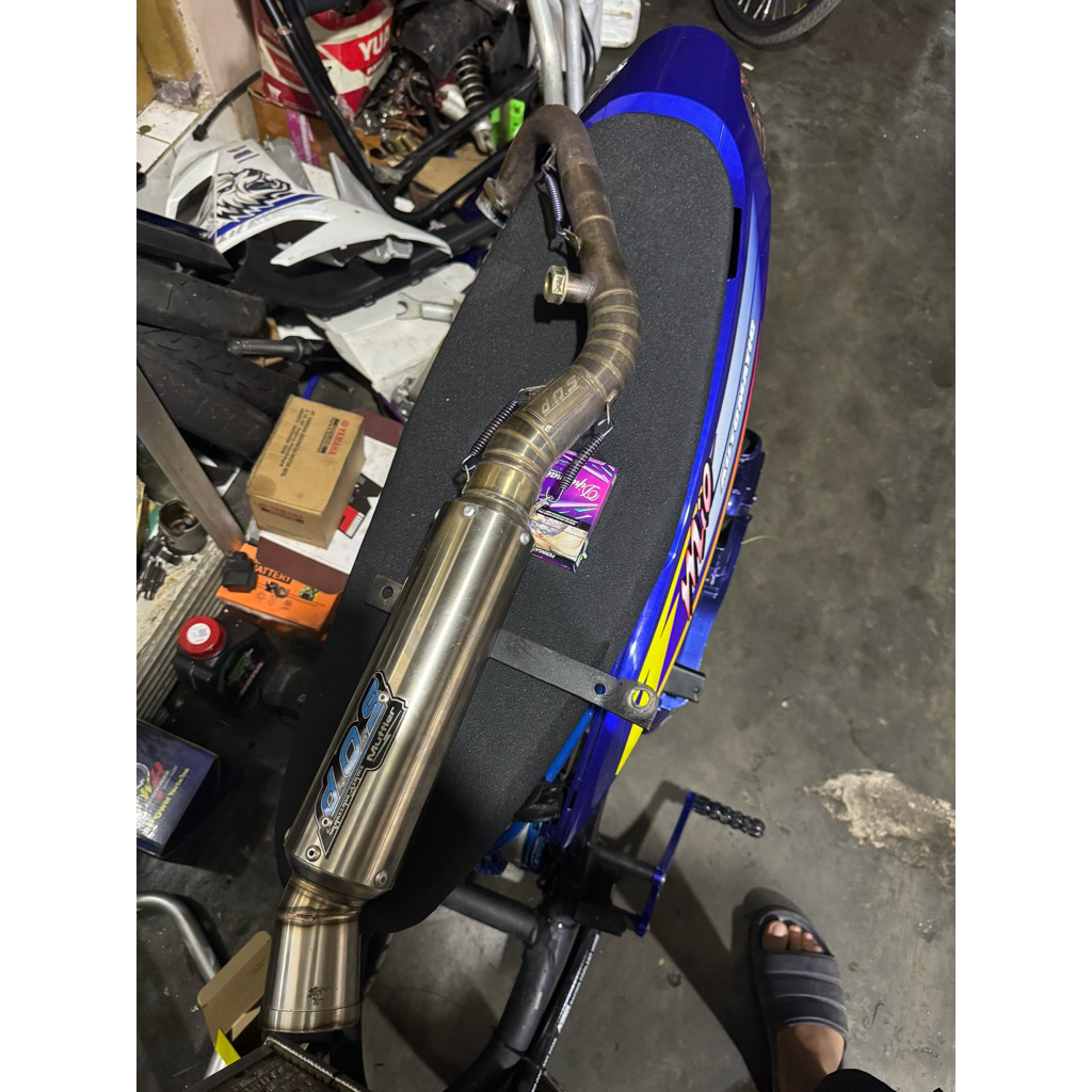 dos muffler mio head mx