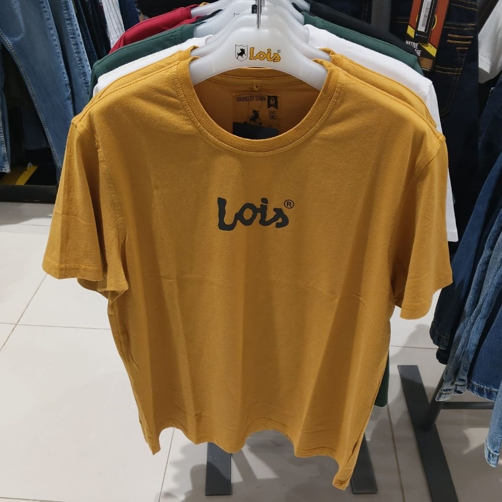 LOIS BAJU KAOS PRIA - KAOS PRIA LEMBUT - ORIGINAL