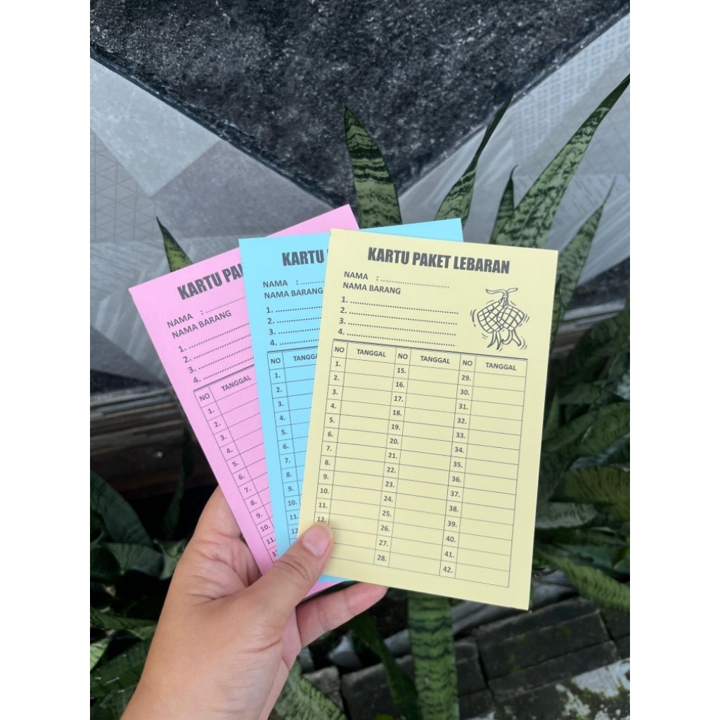 kartu paket lebaran/hari raya