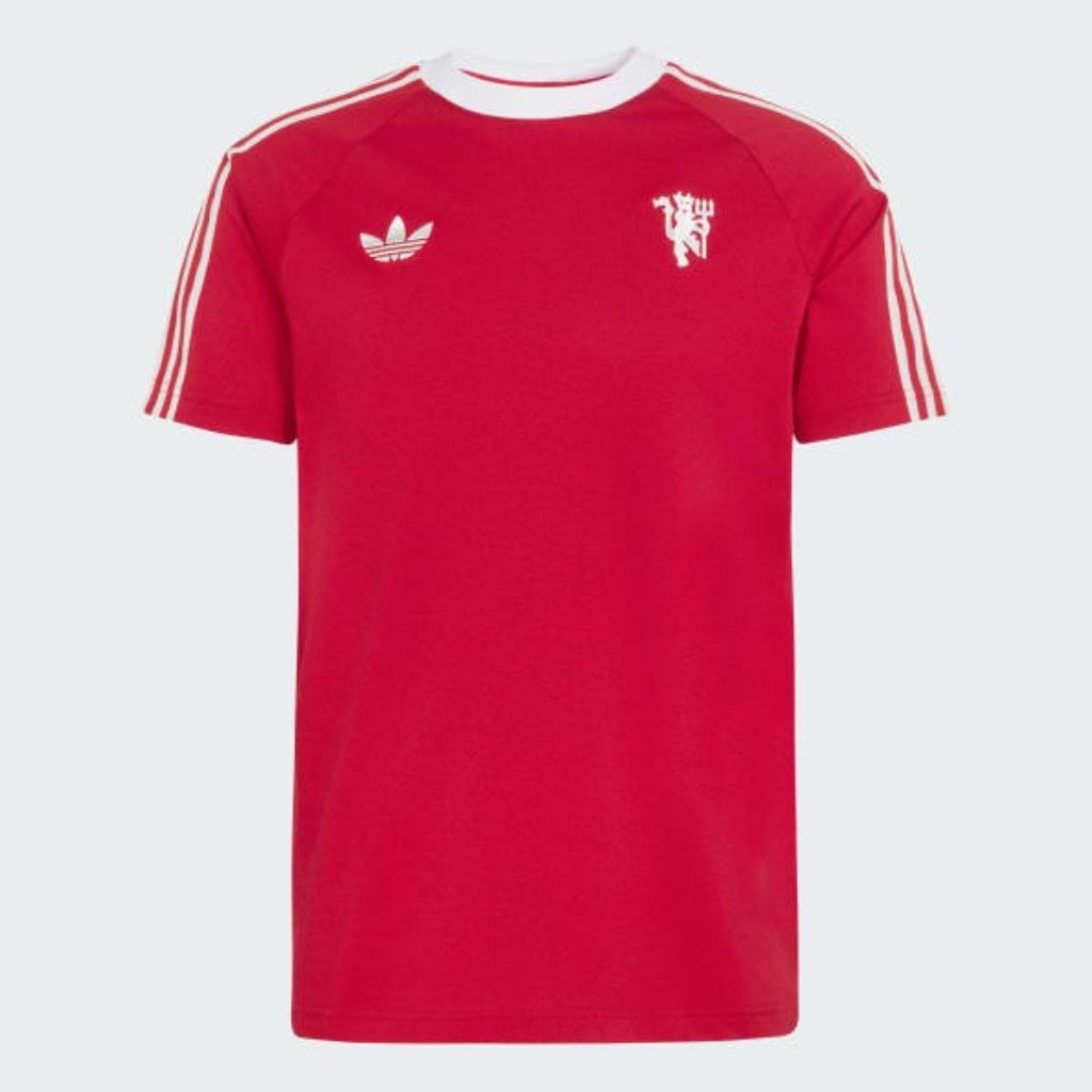 adidas Originals Manchester United T Shirt Team Victory Red BNWT Original Resmi JM5562