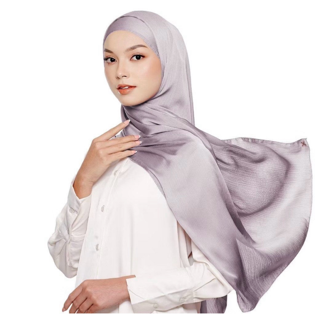 Jilbab Pasmina Silk Hameeda