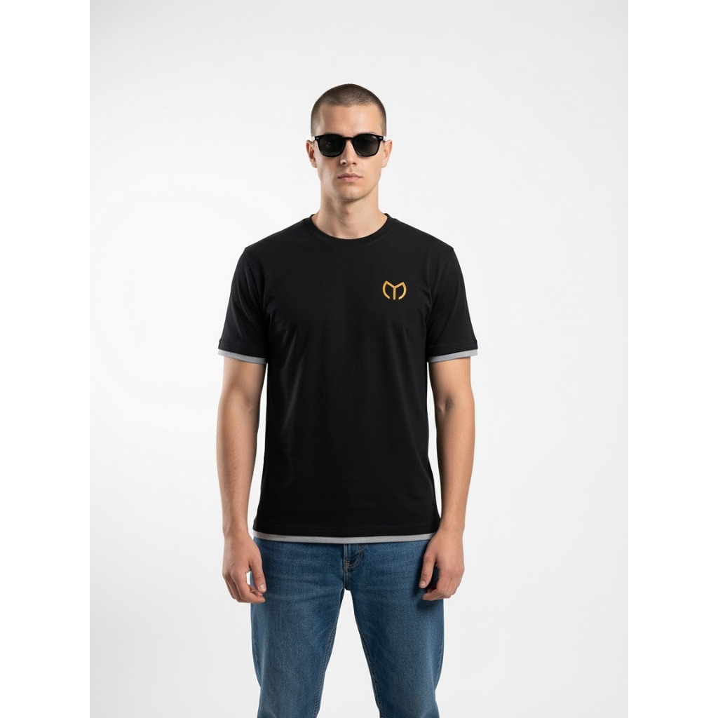 Mode One 3D Sablon Timbul Kaos Ringger - Kaos - T-shirt - Baju Kaos - TRG 102