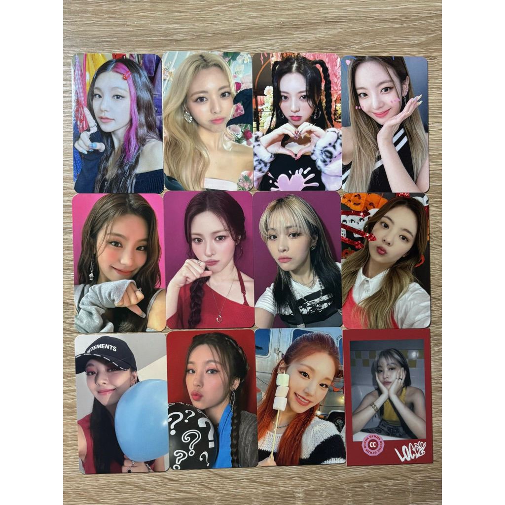 Photocard pc ITZY Yeji Yuna Lia Ryujin chaeryeong Not shy Crazy in Love Kill my doubt bff seasong’s 