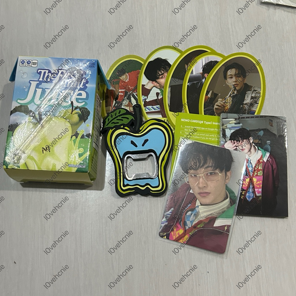 [ SIAP KIRIM ] ALBUM MARK THE FIRST FRUIT SET + BOX TRILOGY ( baca desk )