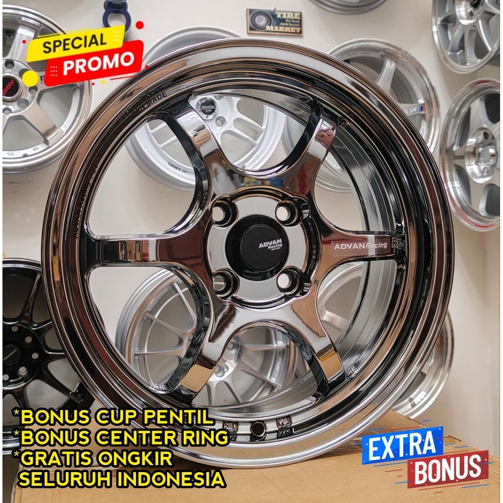 (Spesial promo) Velg mobil Advan Rgd2 R15 (baru)