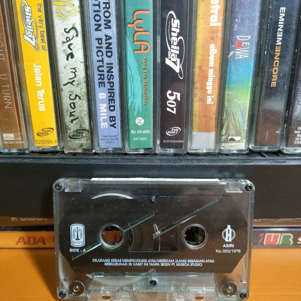 Kaset Pita Tic Band Terbaik Untukmu Jangan Kau Pergi Dariku hanya kaset