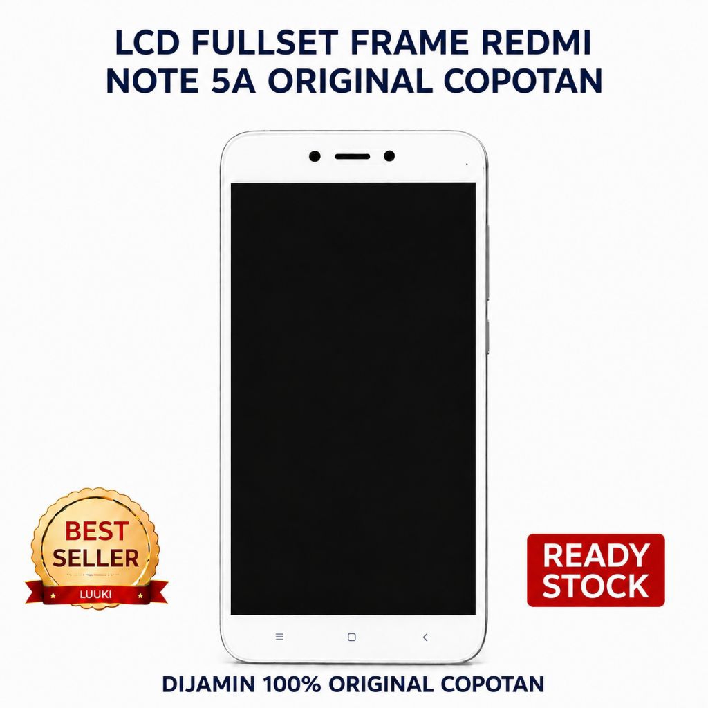 LCD Fullset Frame Redmi Note 5a Original Copotan