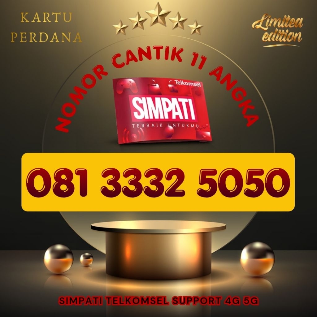 NEW Simpati Nomor Cantik Simpati 11digit 11angka 4G 5G Telkomsel Simpati 3G 4G 5G Kartu Perdana Telk