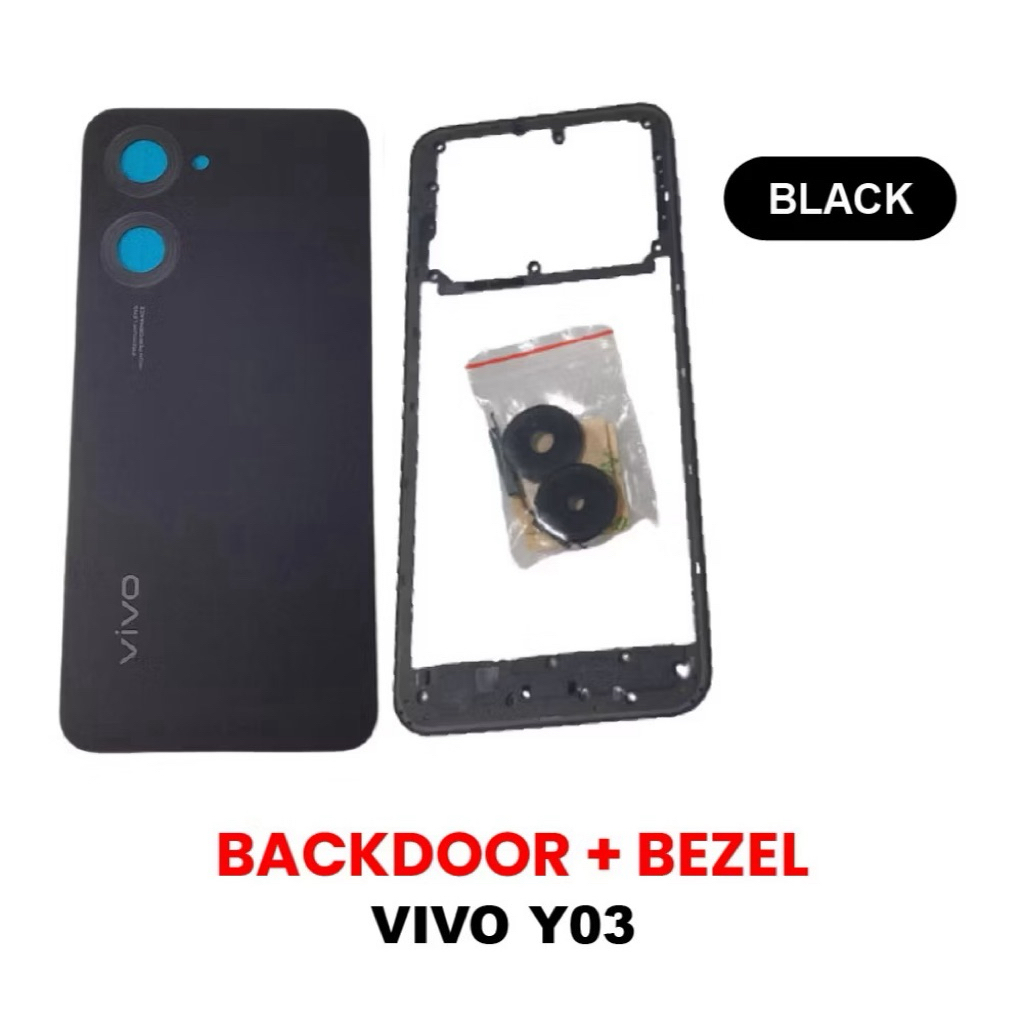 Backdoor - Backcover + bezel hp VIVO Y03