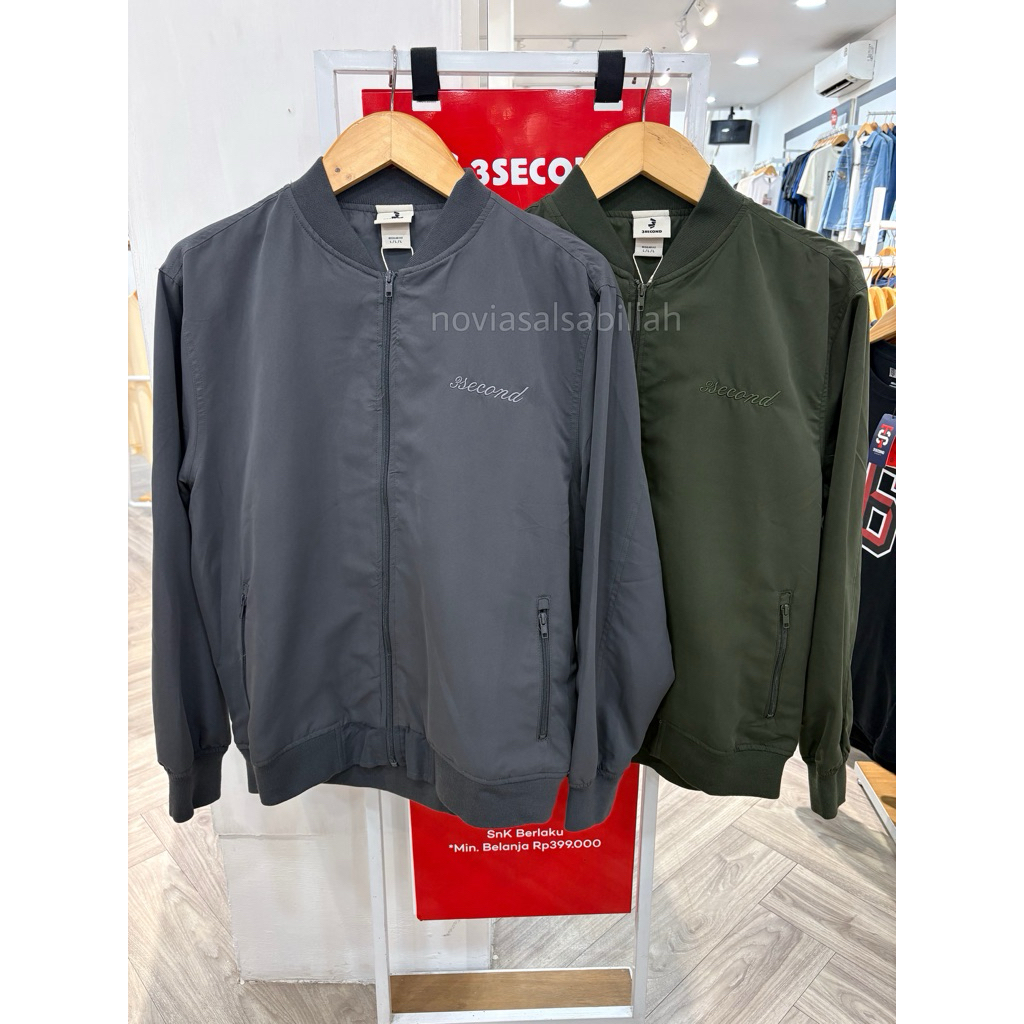Jaket Bomber 3SECOND Regulerfit Bestseller Original 100%