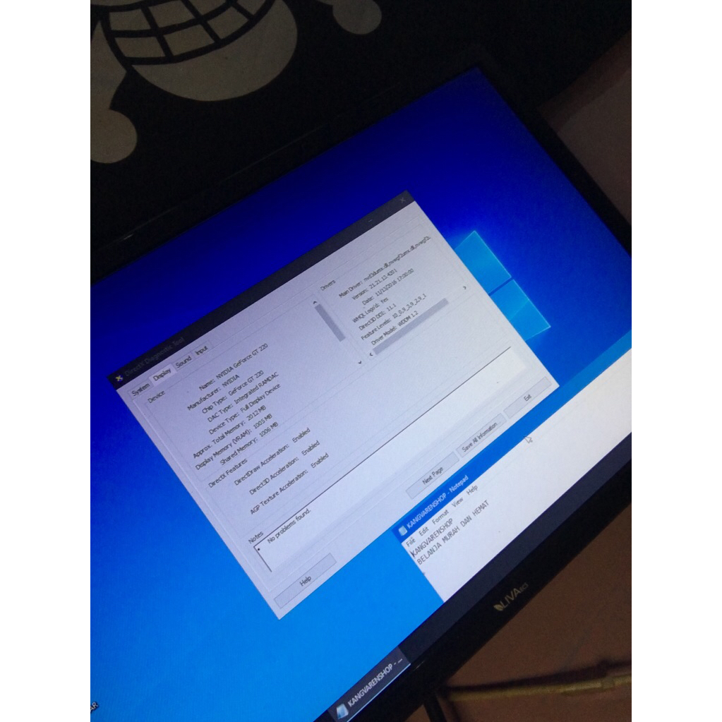 vga gt220 murah normal