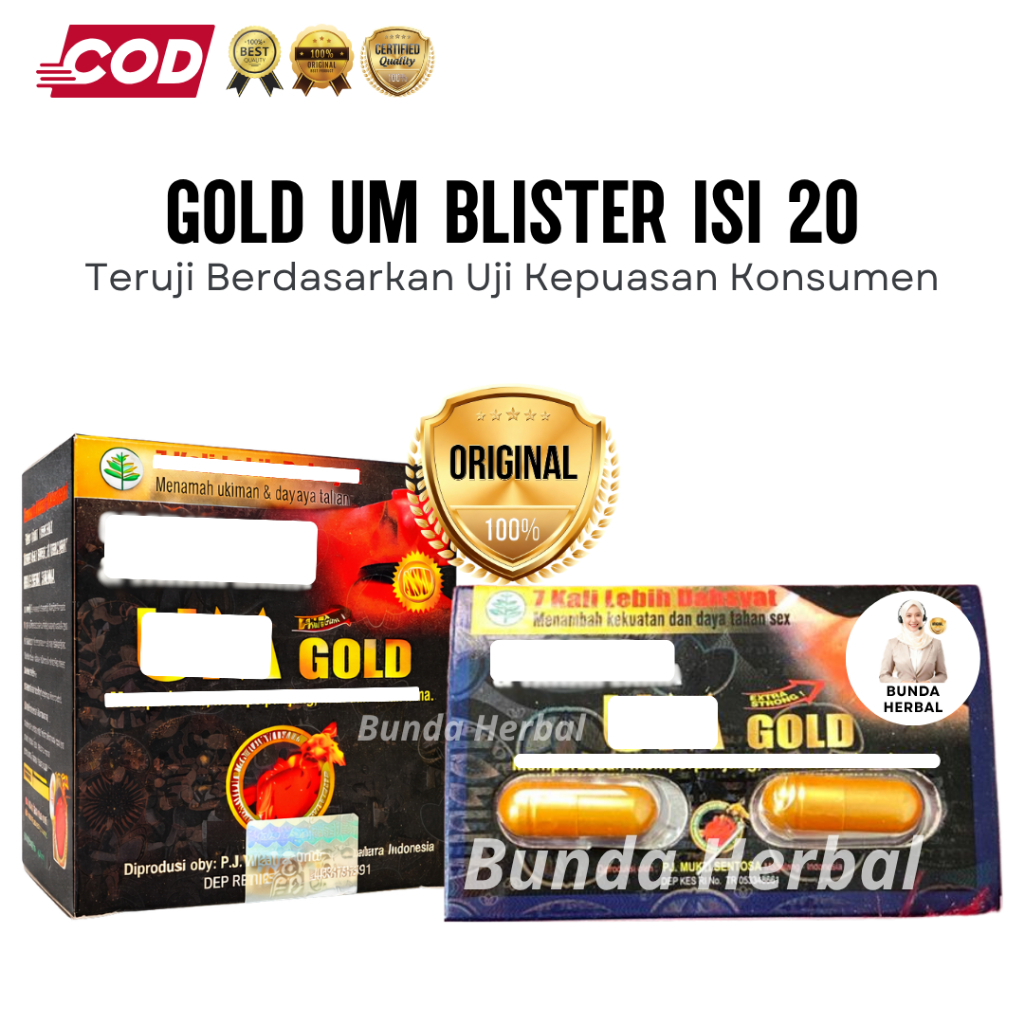 Gold Um Original Asli 100% Kemasan SACHET