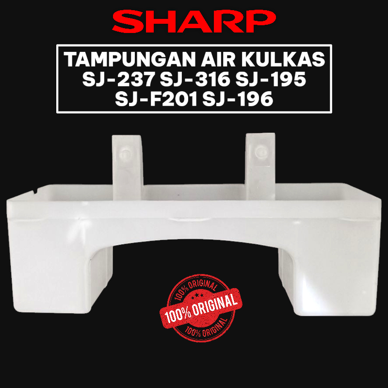 TAMPUNGAN BUANGAN AIR BELAKANG KULKAS 2 PINTU SHARP ORIGINAL SJ-237 SJ-316 SJ-195 SJ-F201 SJ-196