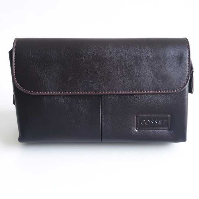 COSSET - Tas Tangan Pria Kulit Asli Clutch Handbag Kulit Asli 203