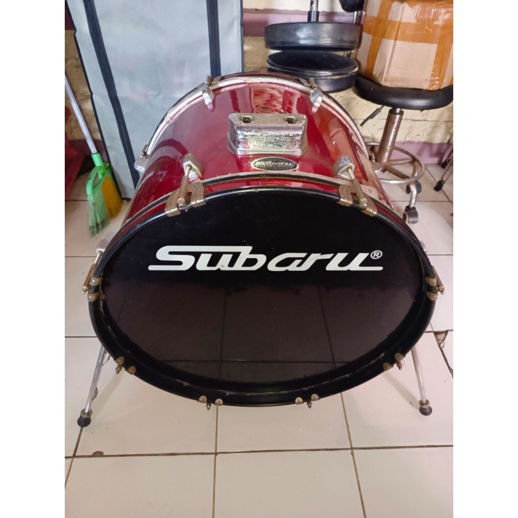Bass drum subaru 22" merah