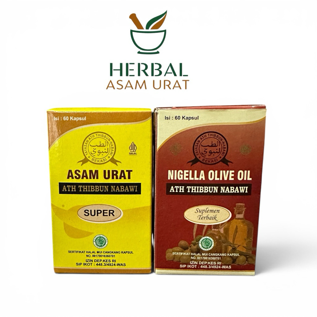 Paket asam urat super plus nigella olive oil