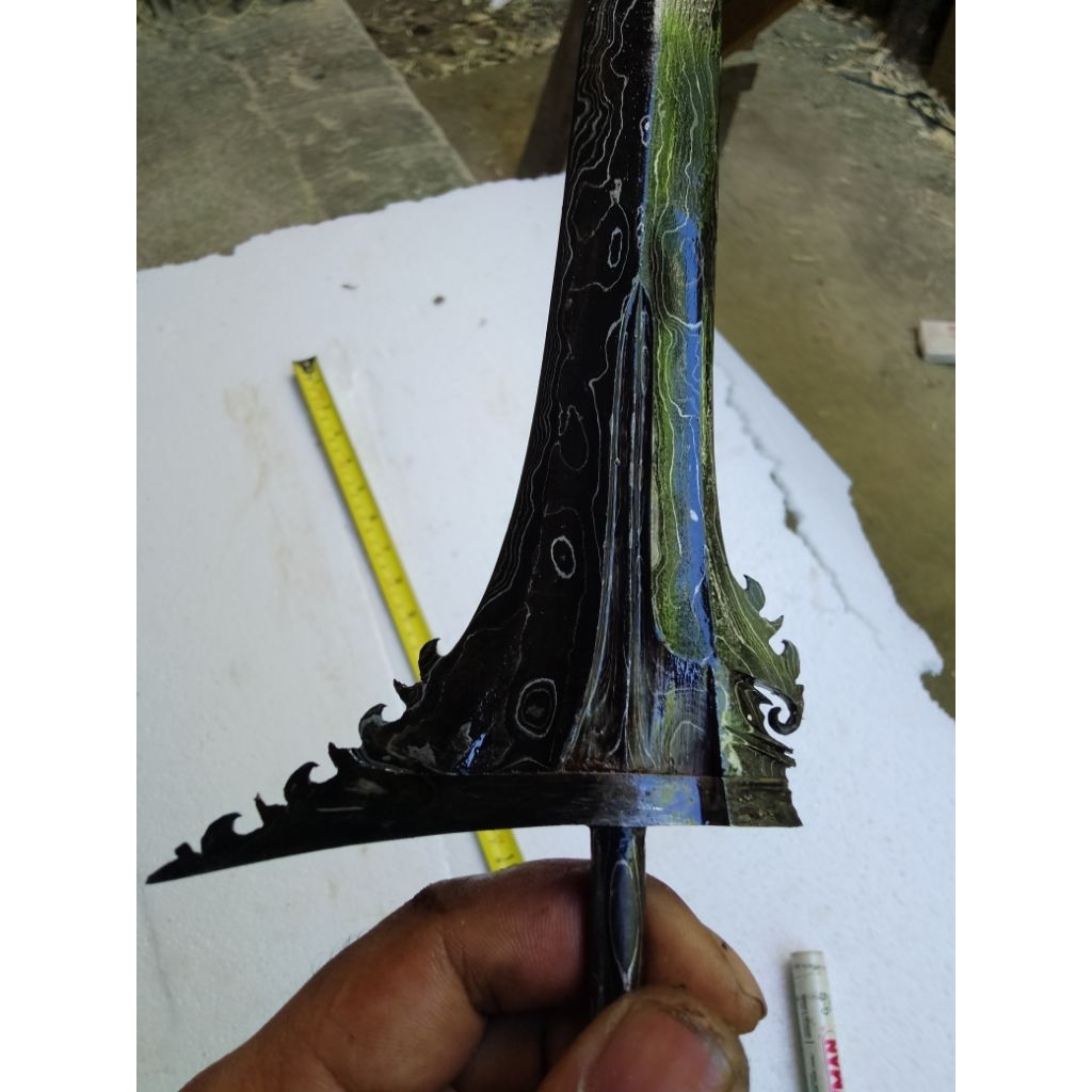 bilah keris bali lurus 41 cm garap standart (ST3)