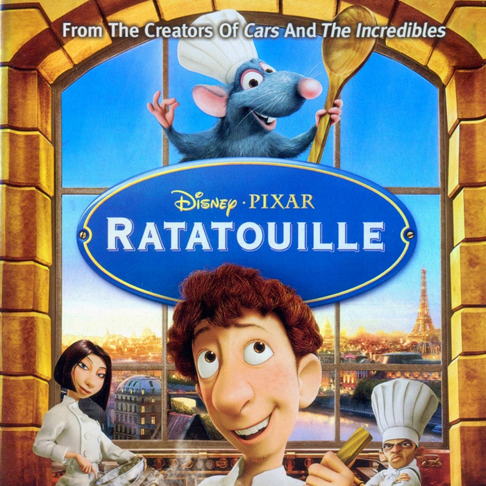 kaset DVD film anak animasi disney pixar Ratatouille (2007)