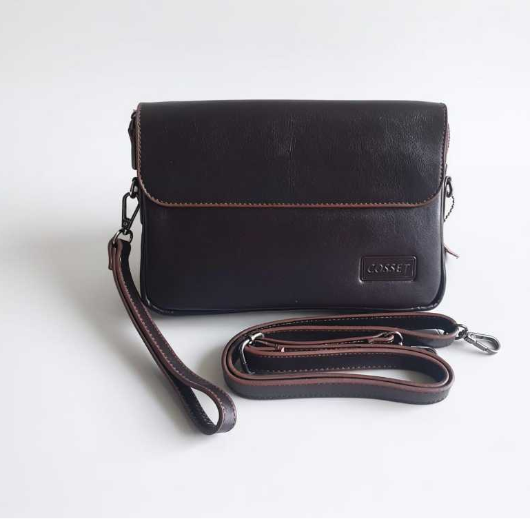 COSSET - Clutch Bag Kulit Asli Tas tangan Handbag Kulit Asli Unisex 215