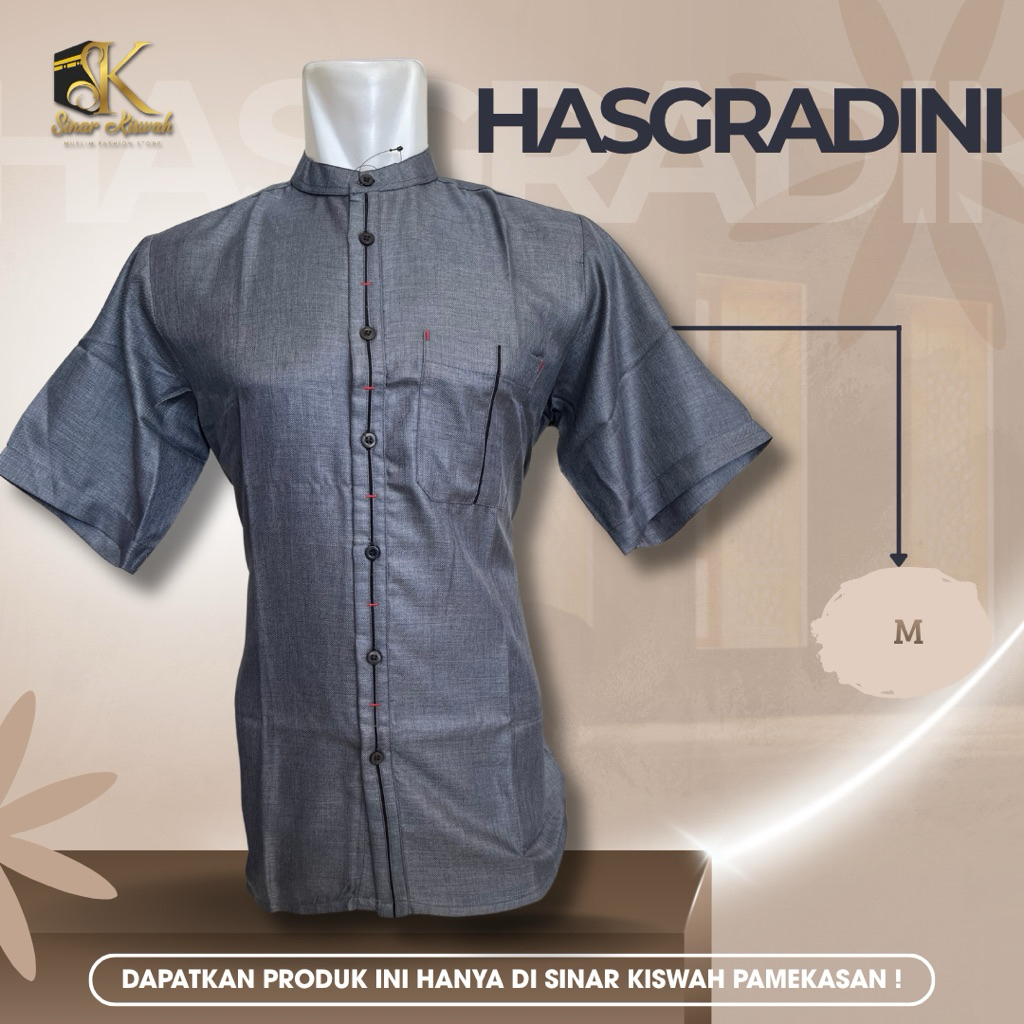 BAJU KOKO HASGRADINI LENGAN PENDEK