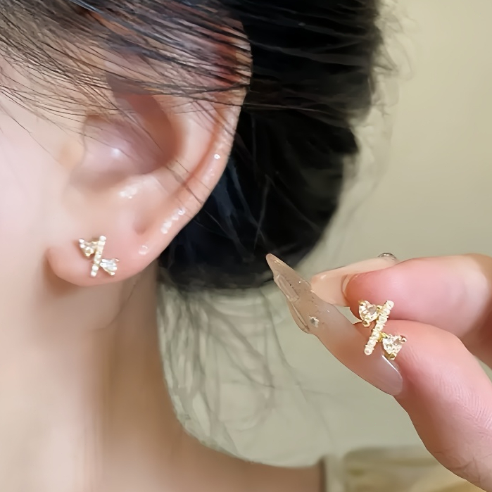 [COD]Anting Pita Mutiara Emas Wanita Anti Karat, Perhiasan Stylish