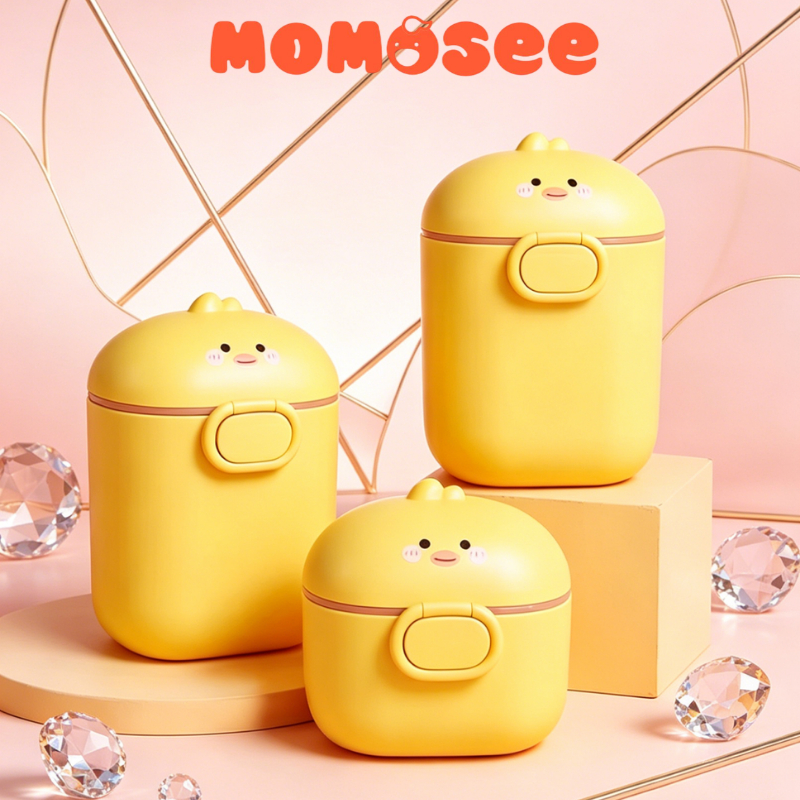 Momosee Tempat Susu Bubuk Kotak Susu Bubuk Susu Bubuk Bayi Wadah Susu Bubuk Kotak Susu BPA Free CJ14