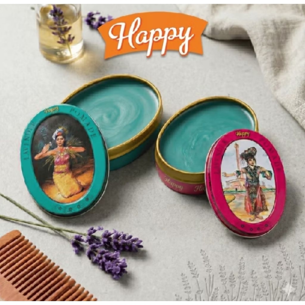 Minyak Rambut Lavender Happy - Pomade Treatment Rambut 65gr