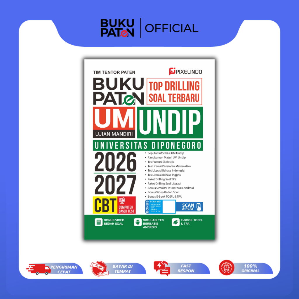 BUKU PATEN Ujian Mandiri Universitas Diponegoro (UM UNDIP) 2026/2027