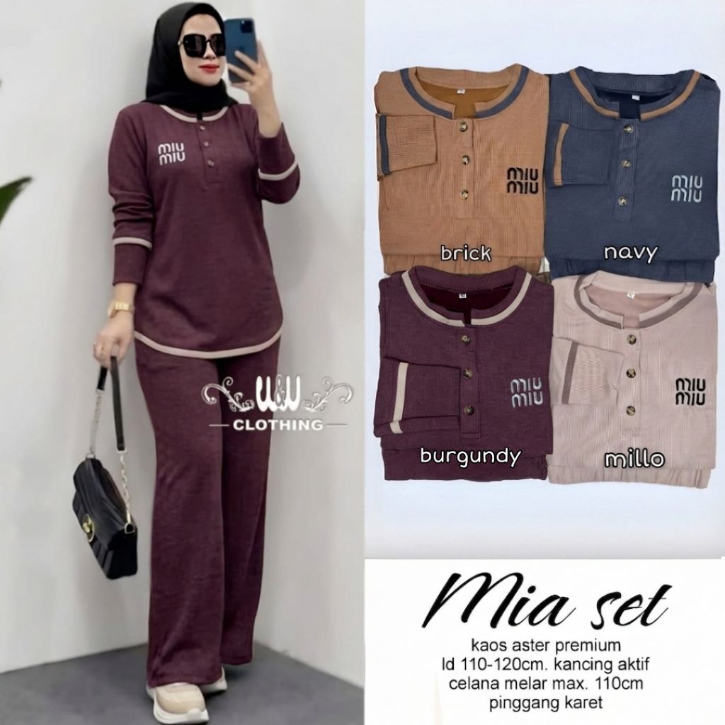 Setelan kaos mujita set ori vinstore / set celana dan kaos remaja / set wanita / set olahraga wanita