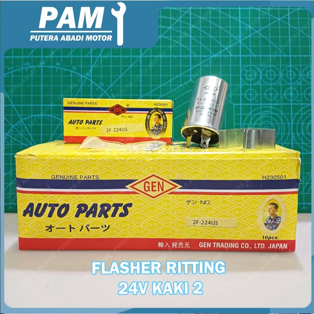 Flasher Bulat K2 24V Merk GEN 2F - 224US ff