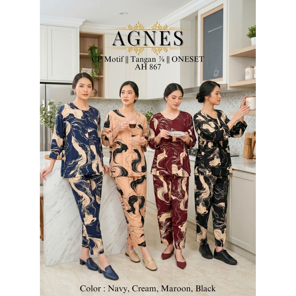 TOKO AFIQAH BUKITTINGGI - ONESET AGNES RAYON PREMIUM