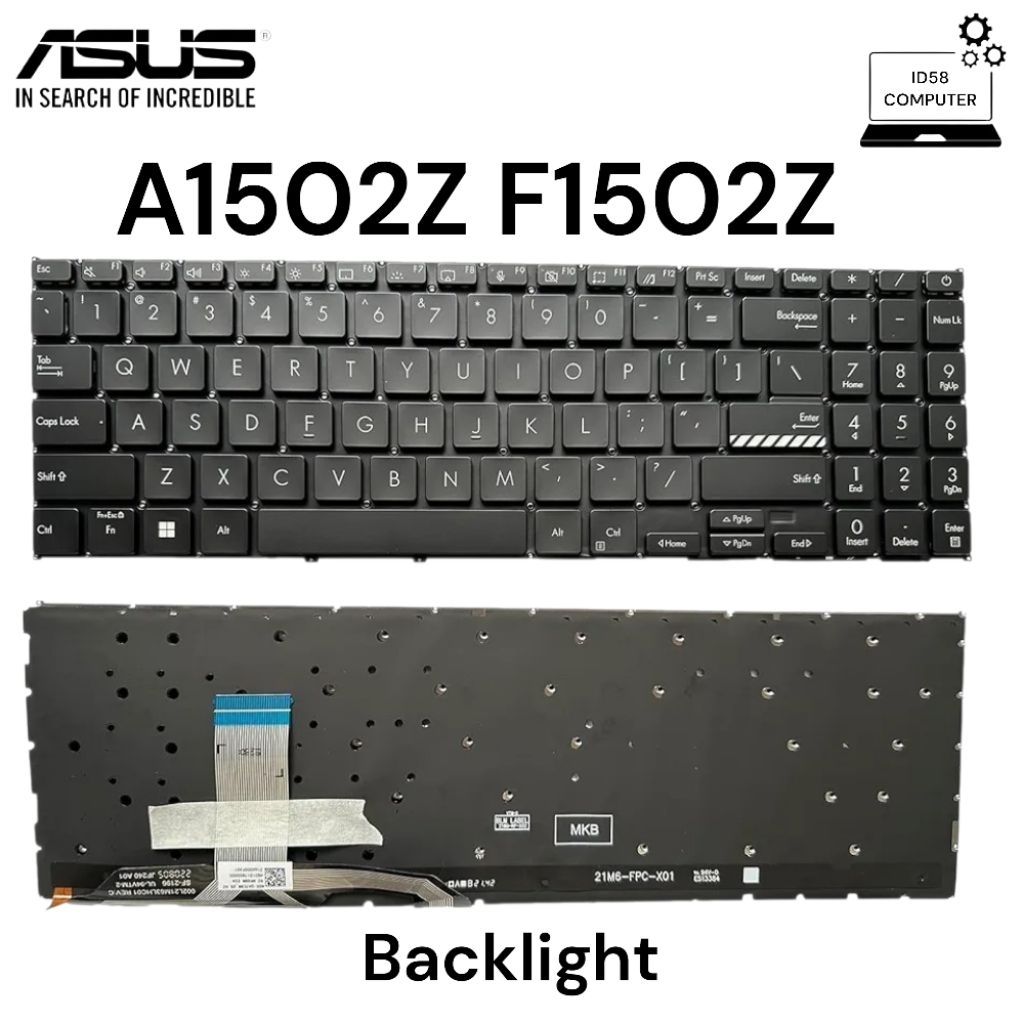 KEYBOARD ASUS VIVOBOOK 15 A1502Z A1502ZA F1502Z F1502ZA BACKLIGHT