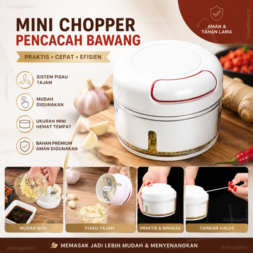 Mini Food Chopper / Blender Tangan Mini / Speedy Chopper Mini / Blender