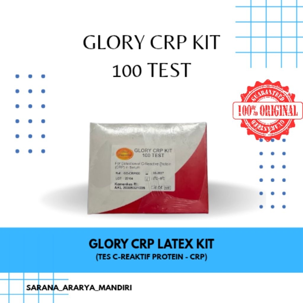 Reagen Glory Diagnostics Crp CRP Kit Latex 100 test
