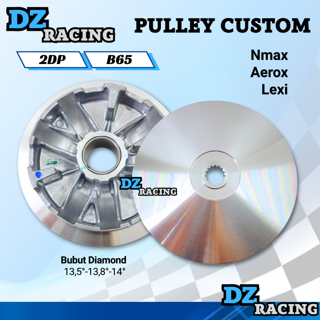 Pulley Custom Interlock Aerox Nmax Lexi 13,5 13,8 Pully Rumah Roller Nmax Aerox New Nmax New Aerox