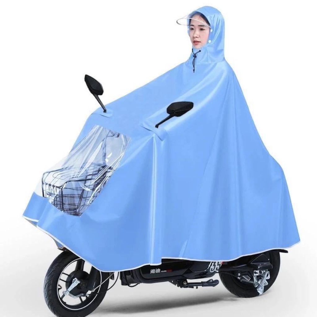 Jas Hujan Motor 1 Kepala Full Body Motor Ponco - Jas Hujan Full Body Motor Ponco - Jas Hujan Ponco P