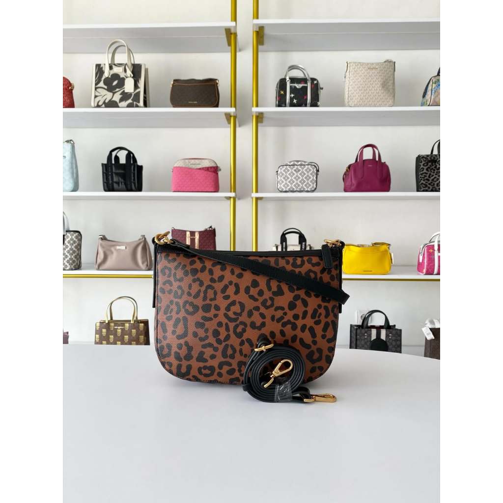 Tas Wanita - Jolie Crossbody Bag  Leopard Brown