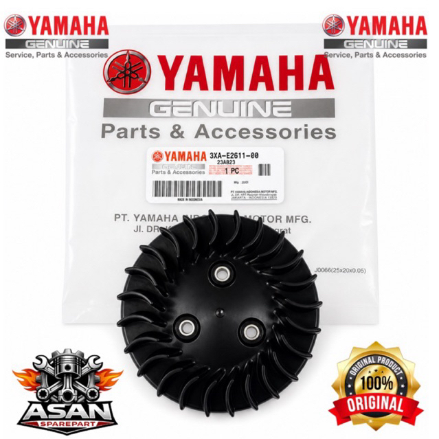 Kipas Magnet Kipas Pendingin Mesin Radiator 3XA-E2611-00 F1ZR YAMAHA ORIGINAL