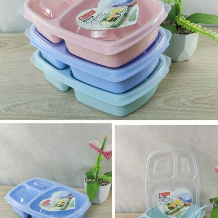 MURAH MERIAH Lunch Box  Kotak Makan Plastik  Kotak Bekal  Catering Box  Clio Osaka
