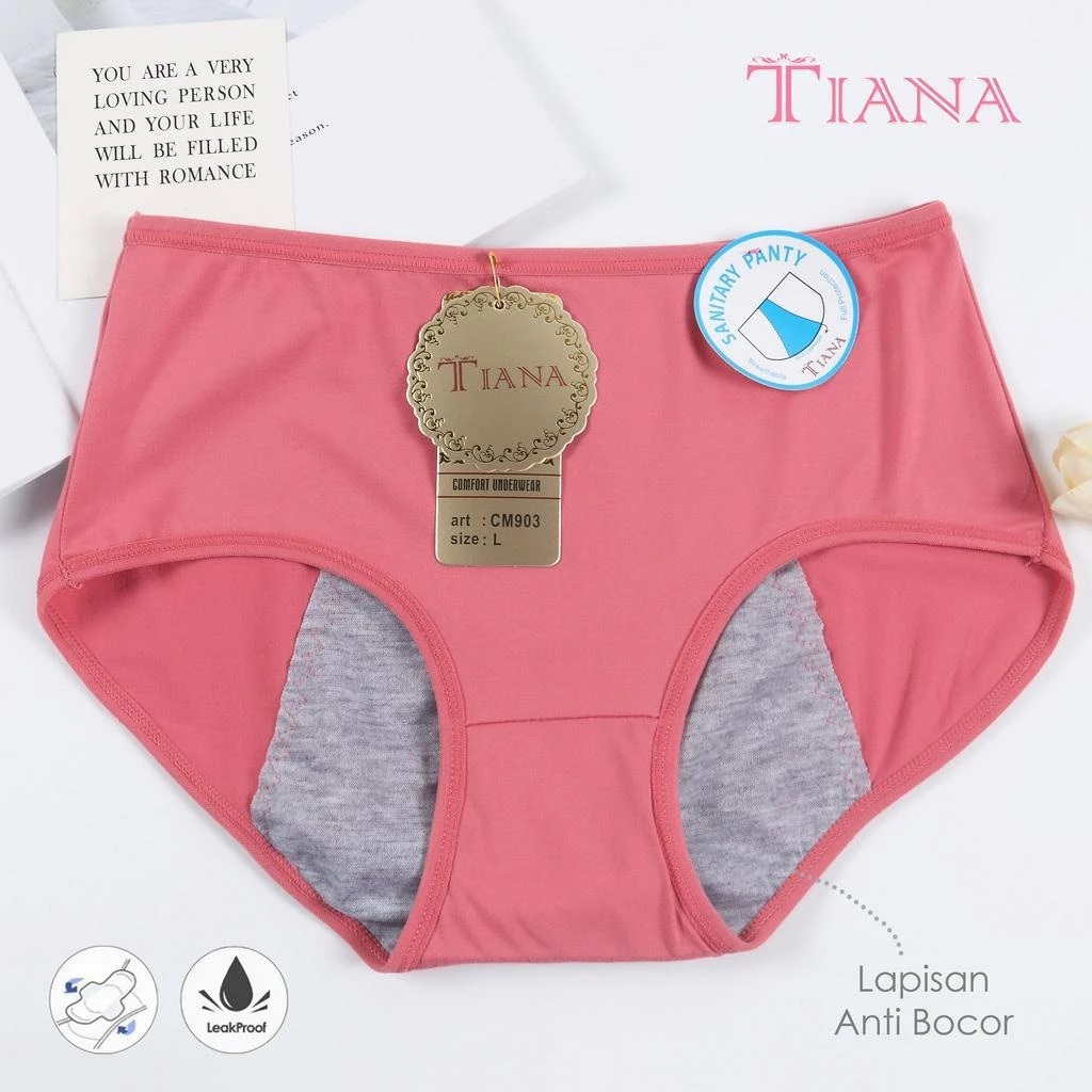 Celana Dalam Menstruasi TIANA CM 903 - CD Mens WANITA - Anti Tembus - Anti Bocor Super Lembut