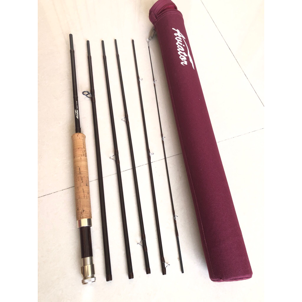 joran fly fishing caps aviator 6wt 9” seken