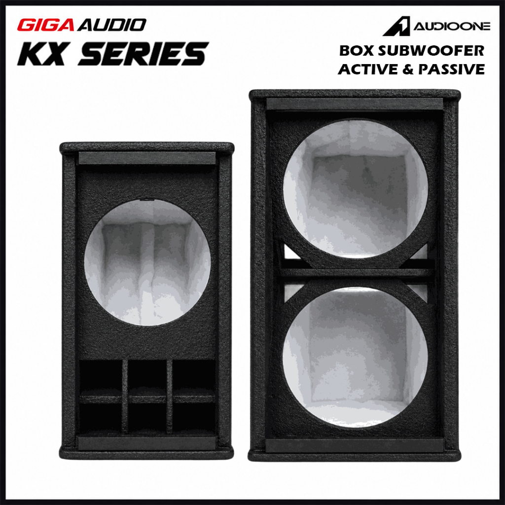 Box Speaker Single Double Subwoofer 12/15 Inch KX 112 212 215 Meranti Kokoh Original I GA