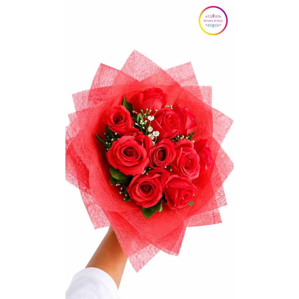 Buket Mawar Merah | Bunga Artificial