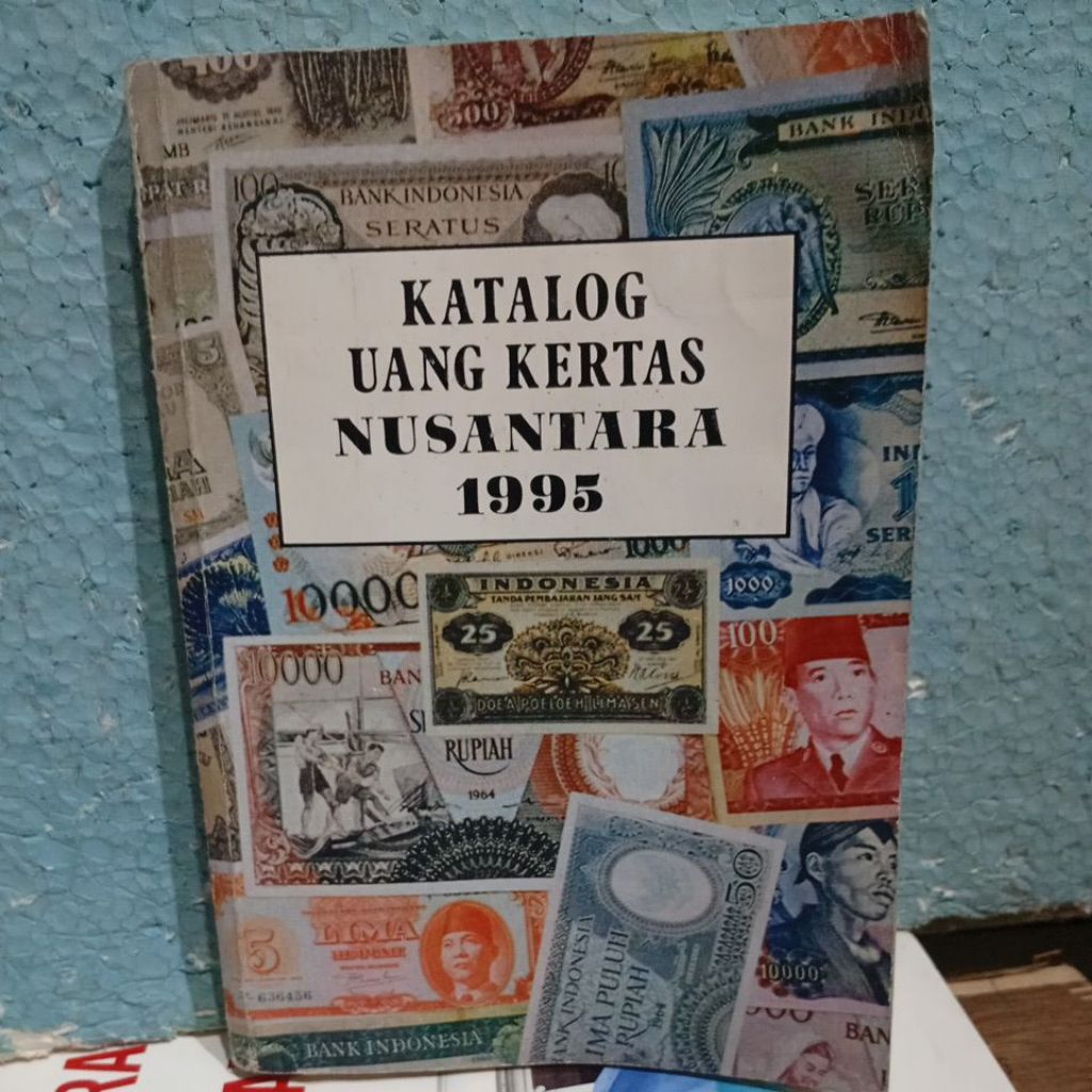 buku original katalog uang kertas nusantara 1995