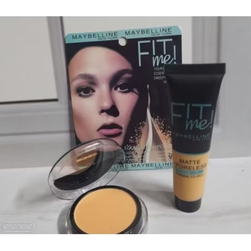 PROMO MAYBELLINE FIT ME 2IN1(Random Bedak+Foundation)