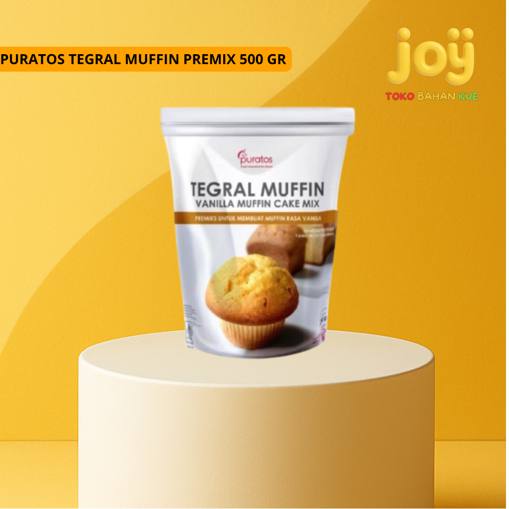 TEGRAL PURATOS MUFFIN PREMIX RASA VANILLA 500GR TEPUNG PREMIX MUFFIN