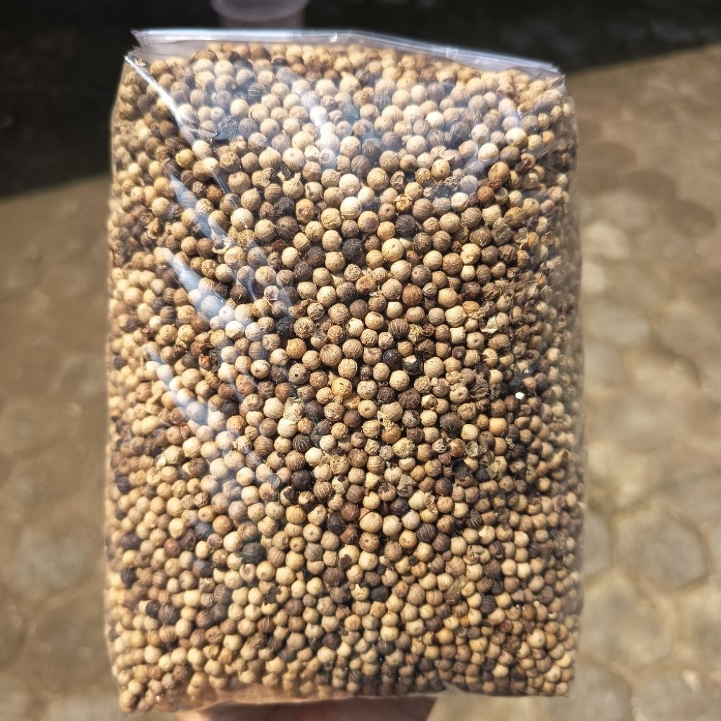 Lada Putih butir alami.  250gr/500gr/1kg