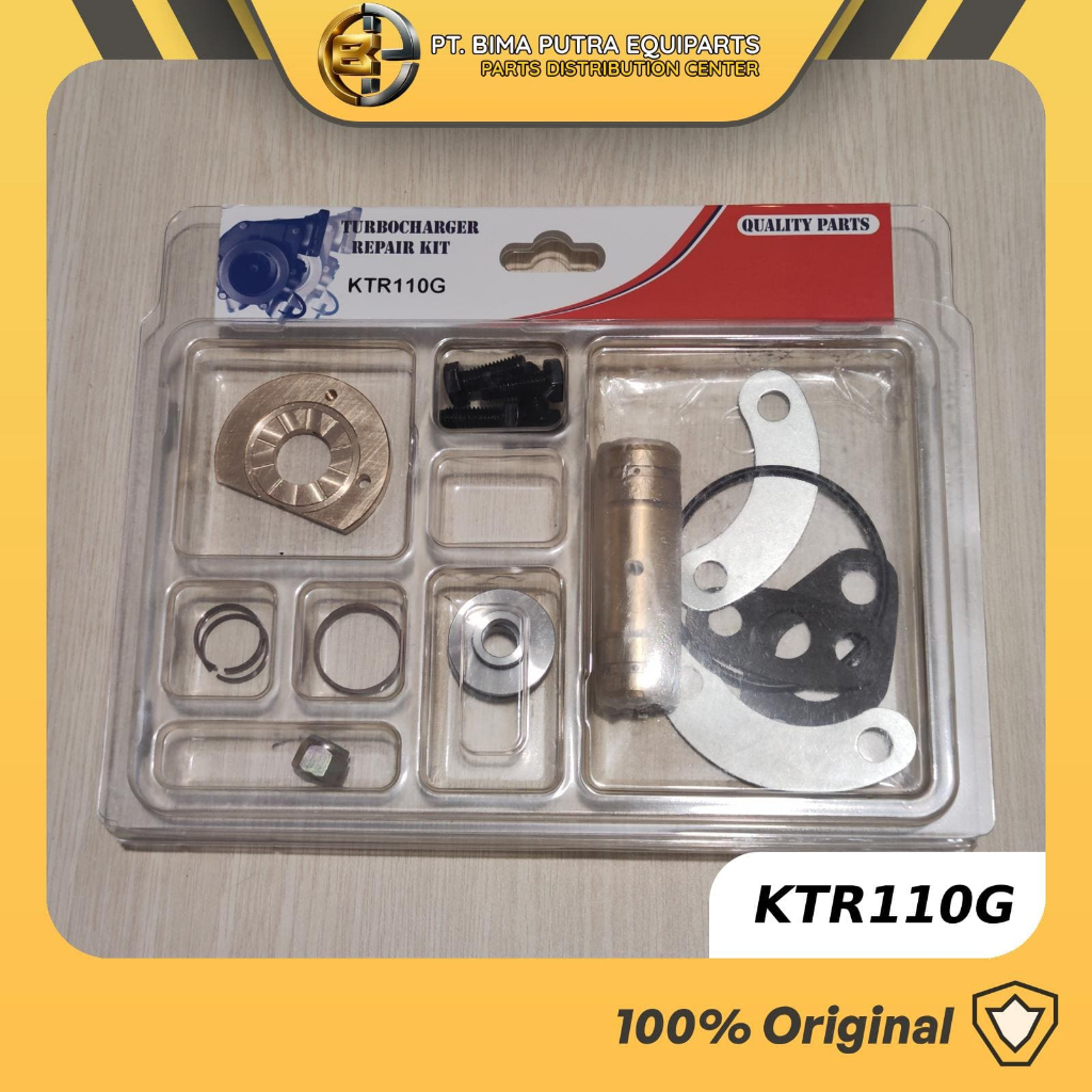 TURBOCHARGER REPAIR KIT KTR110G SPAREPART ASLI UNTUK ENGINE GENSET KOMATSU EGS1200