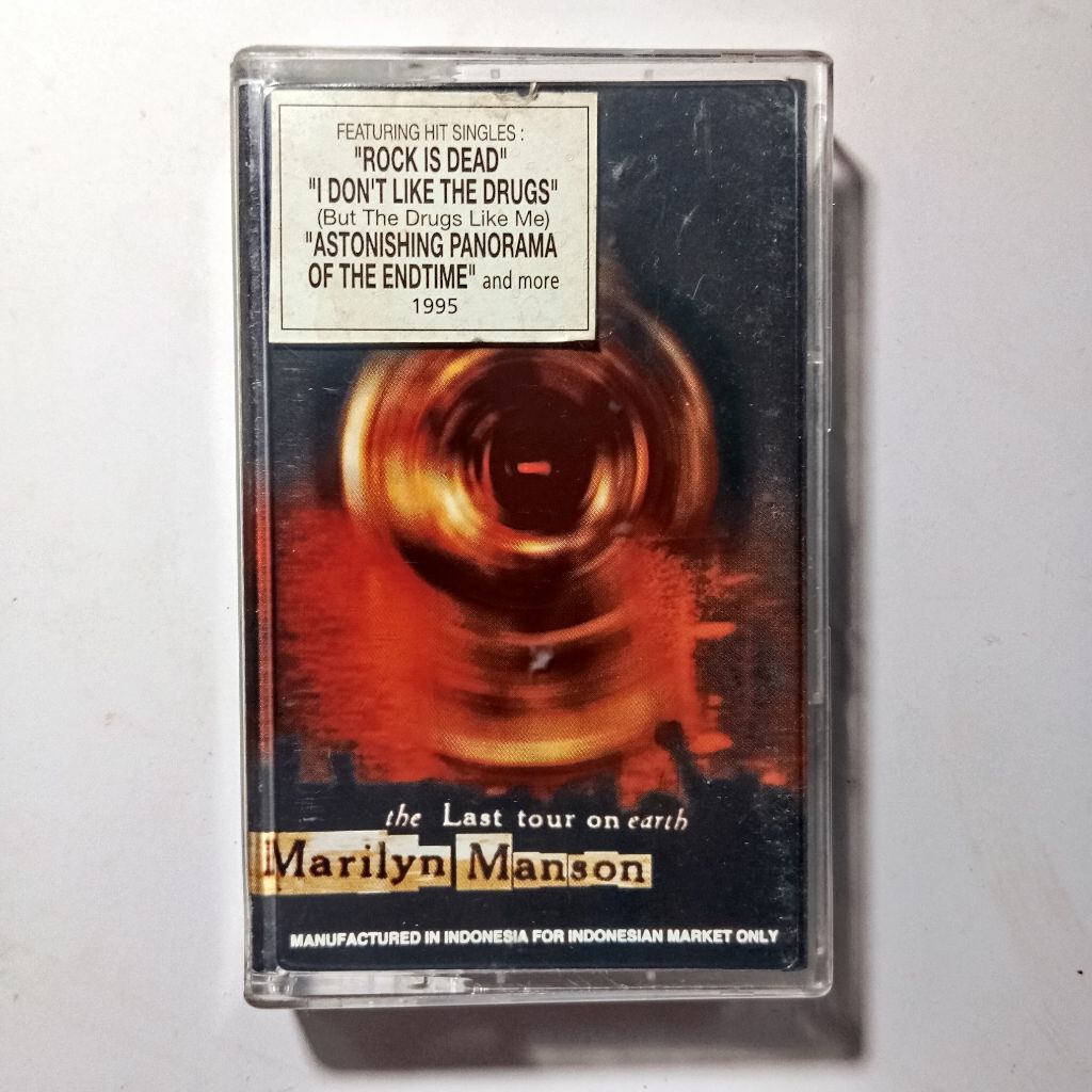 Kaset Marilyn Manson the last tour on earth